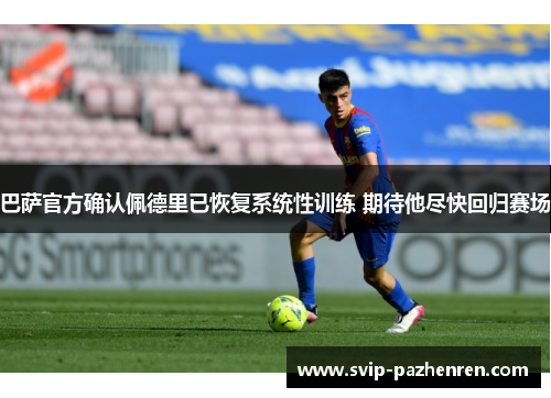 巴萨官方确认佩德里已恢复系统性训练 期待他尽快回归赛场